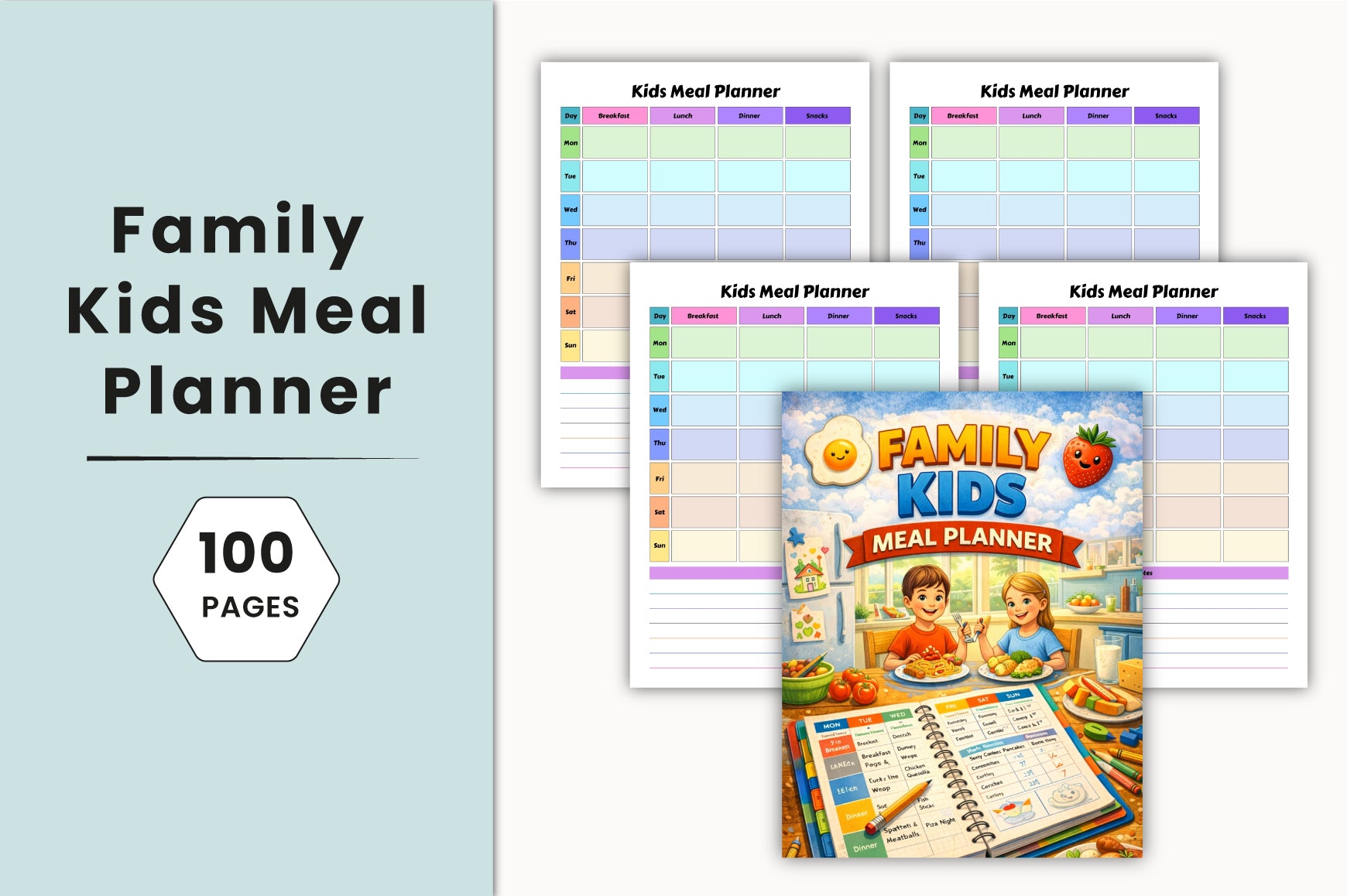 Family Kids Meal Planner