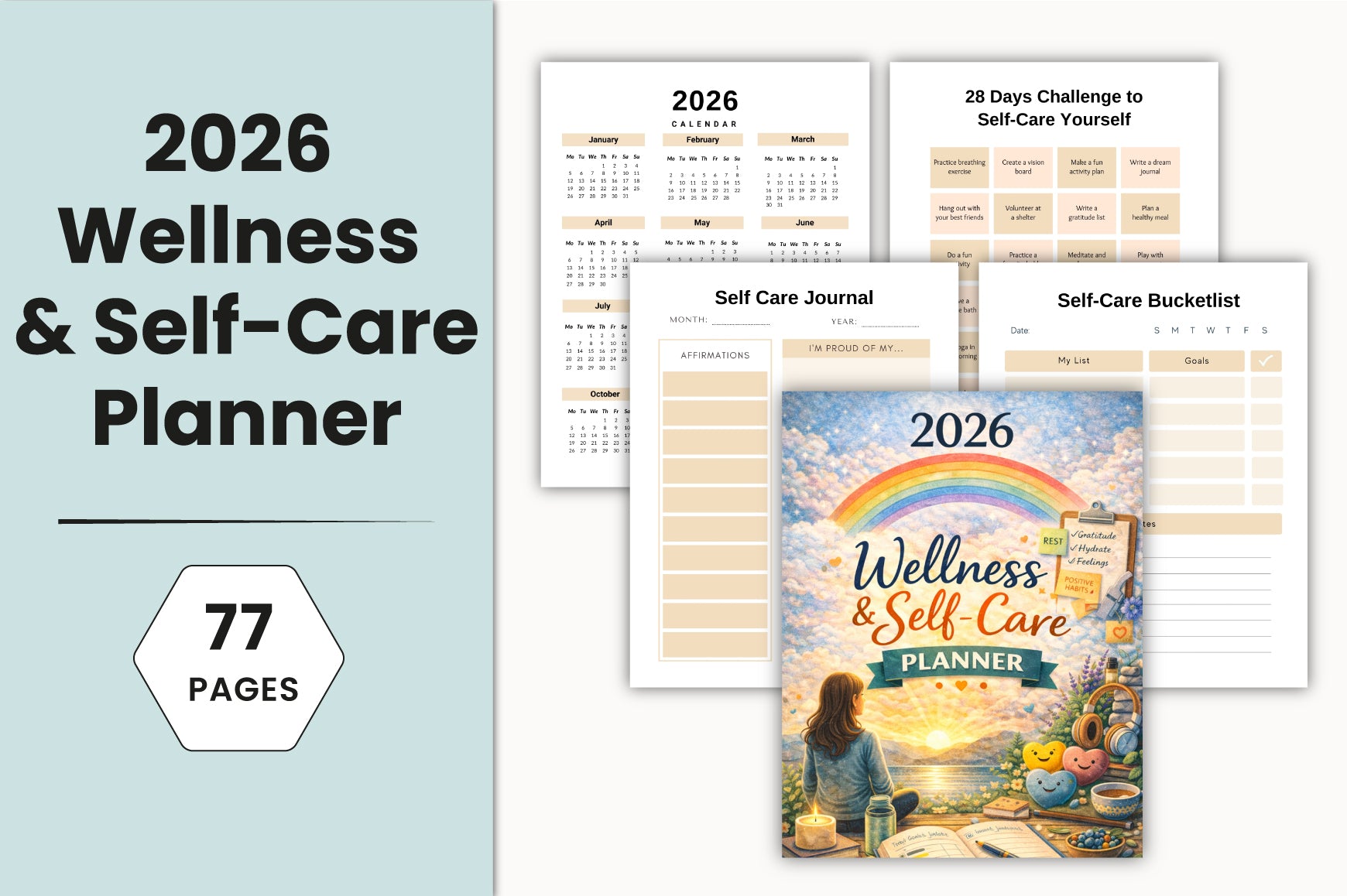 Wellness Self-Care Planner