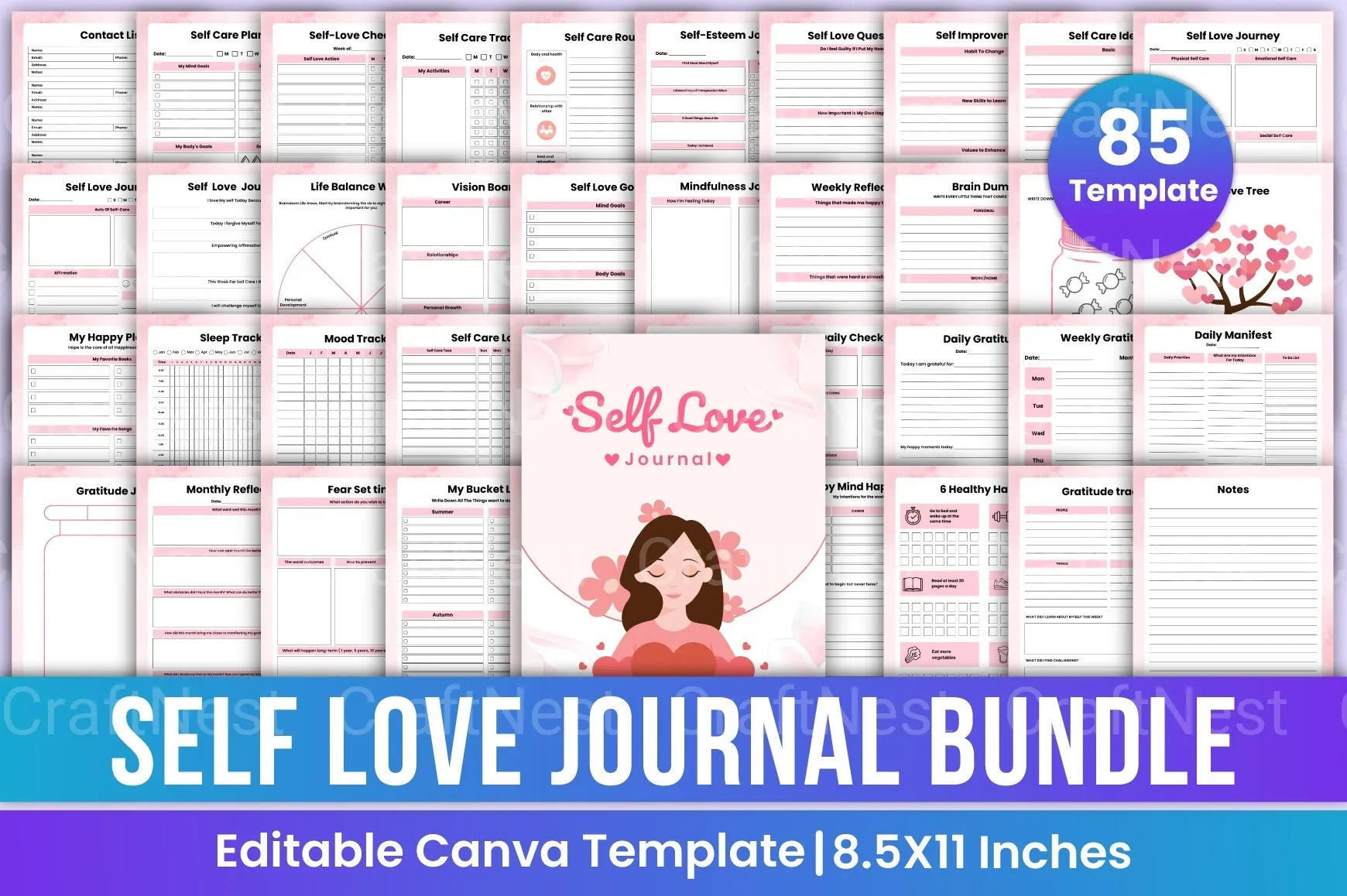 Embrace Self Love: A Journey to Inner Peace - CraftNest - Digital Crafting and Art