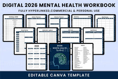 Mental Health Workbook for Personal Growth - CraftNest - Digital Crafting and Art