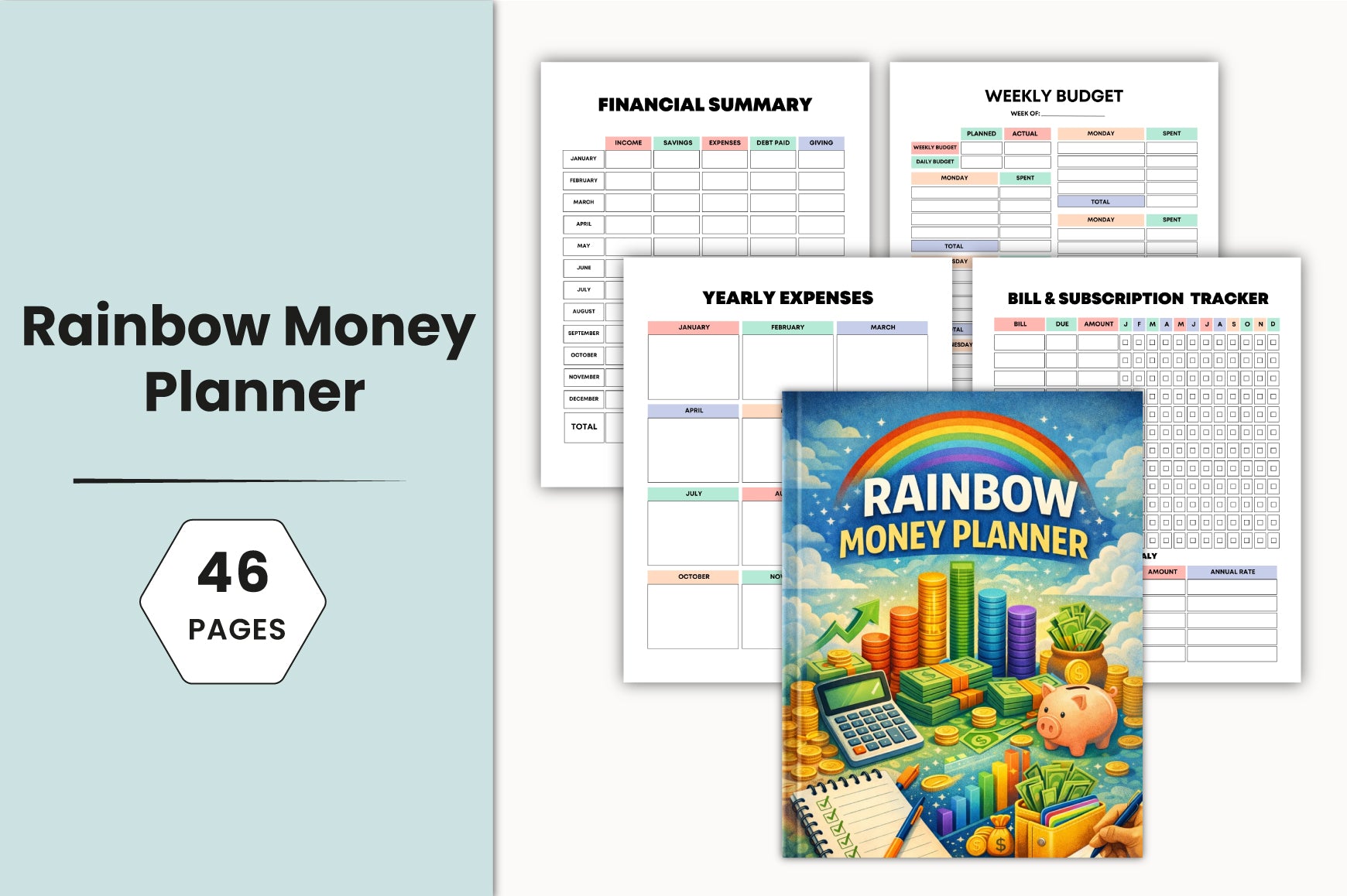 Rainbow Money Planner