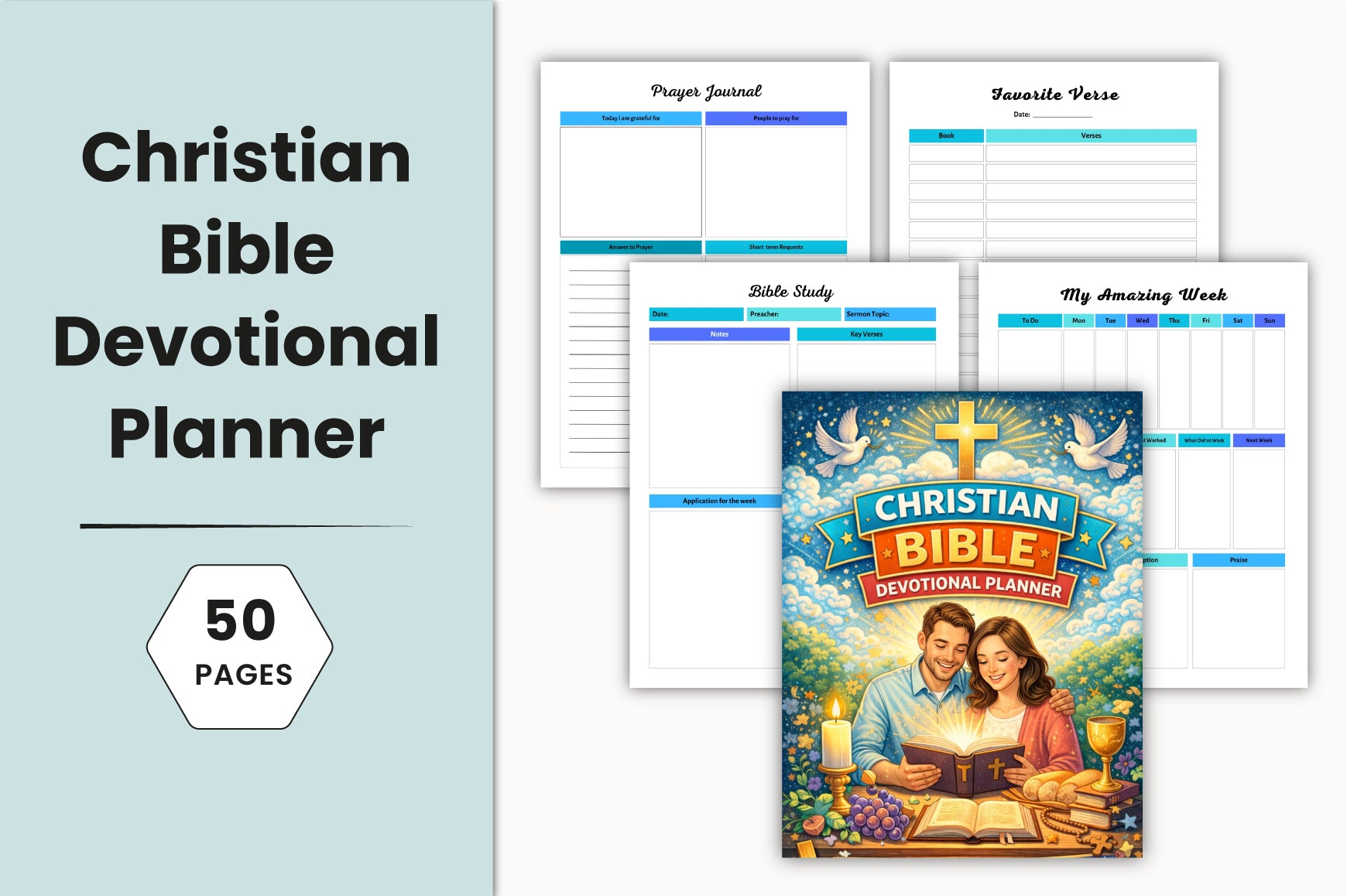 Christian Bible Devotional Planner