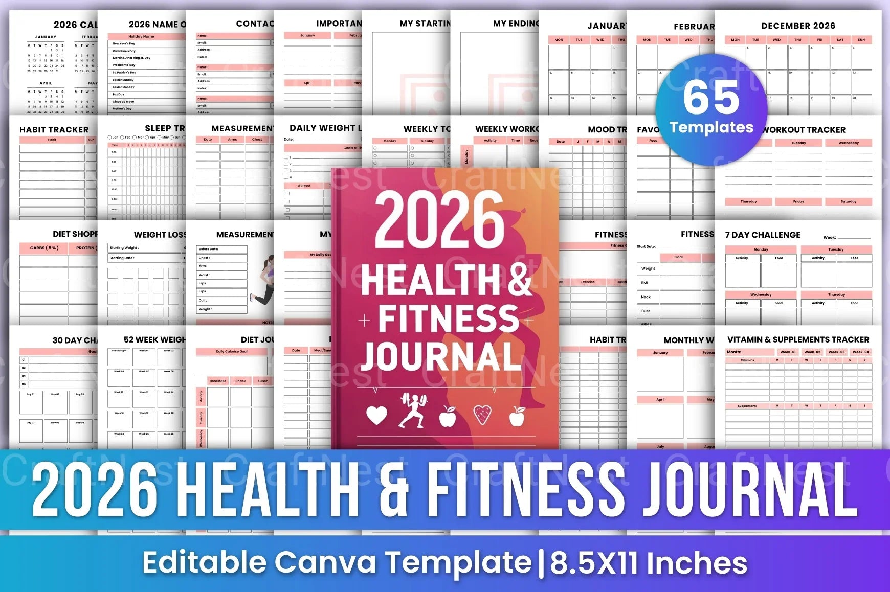 Health and Fitness Guide - CraftNest - Digital Crafting and Art