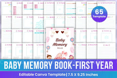 Baby Memory Book: First Year Keepsake - CraftNest - Digital Crafting and Art