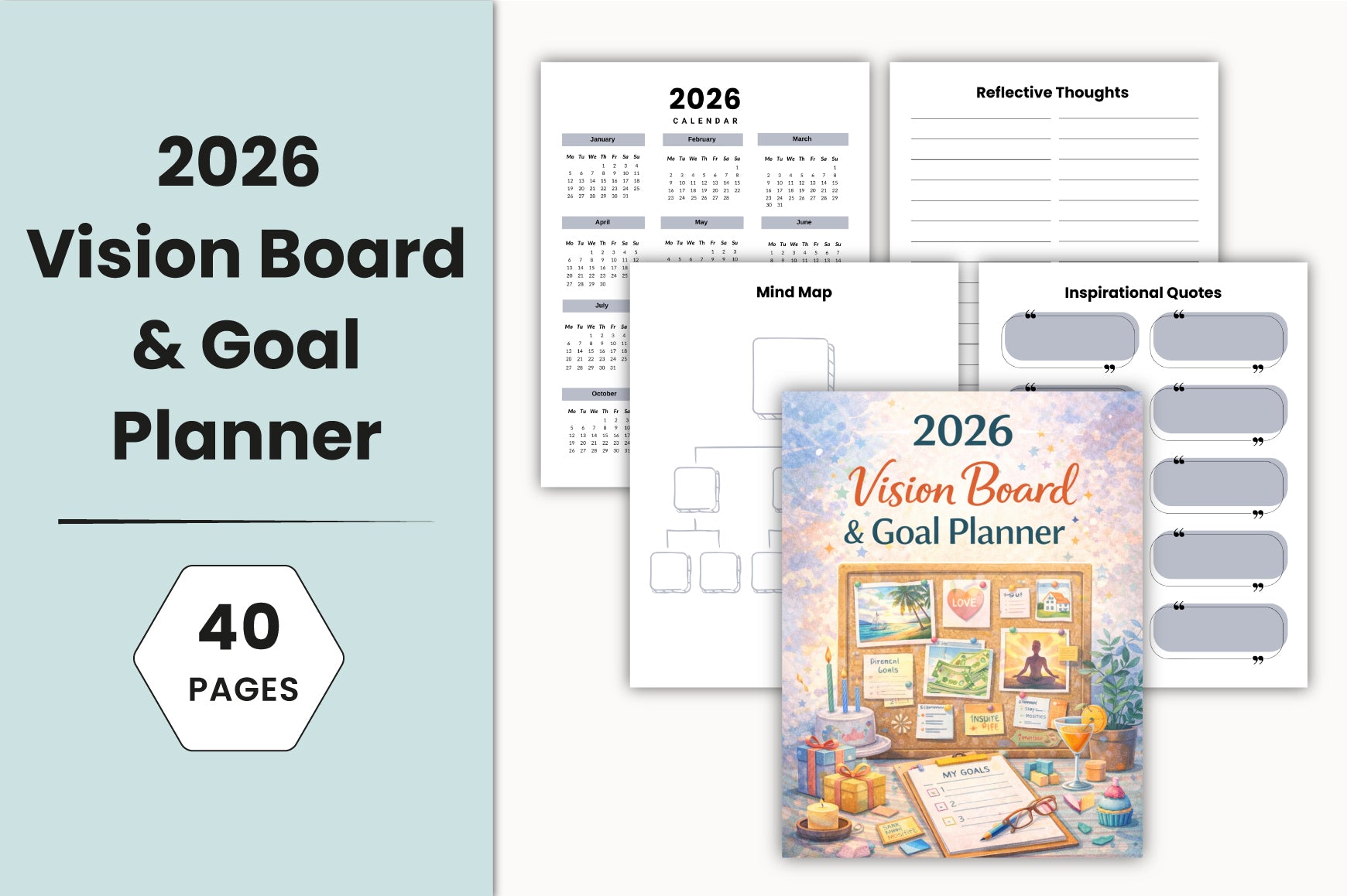 Vision Board Goal Planner