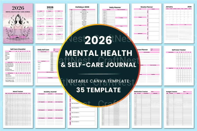 Mental Health Self-Care Guide - CraftNest - Digital Crafting and Art