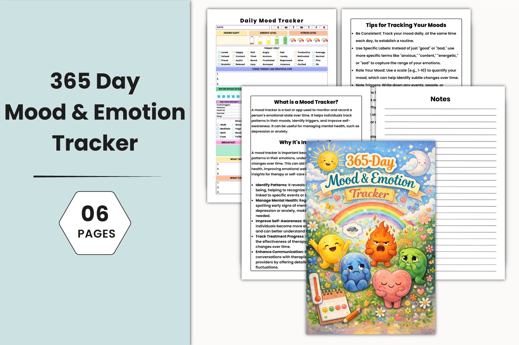 Day Mood Emotion Planner