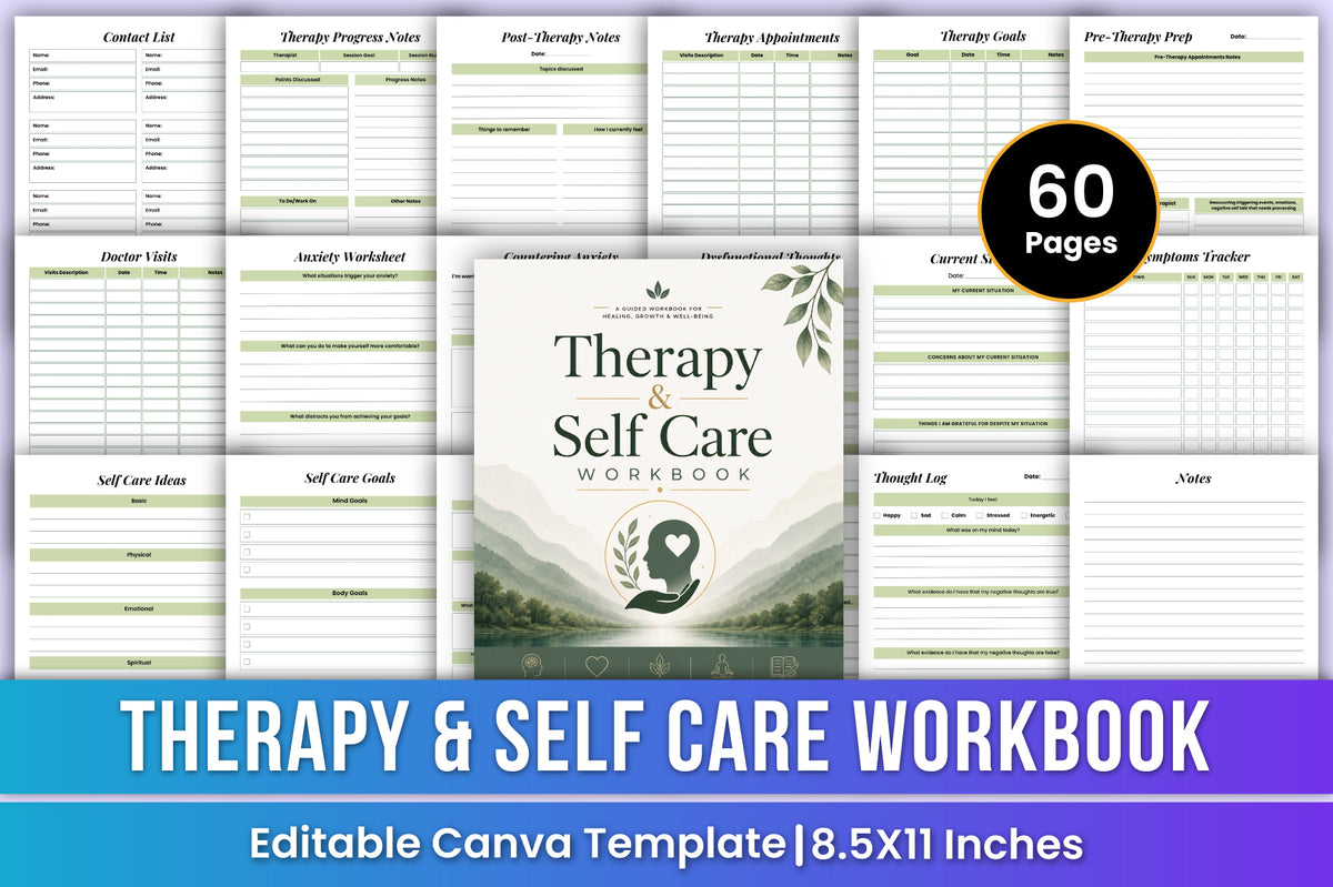 Therapy Self-Care Workbook
