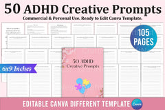 ADHD Creative Prompts for Enhanced Focus and Imagination - CraftNest - Digital Crafting and Art
