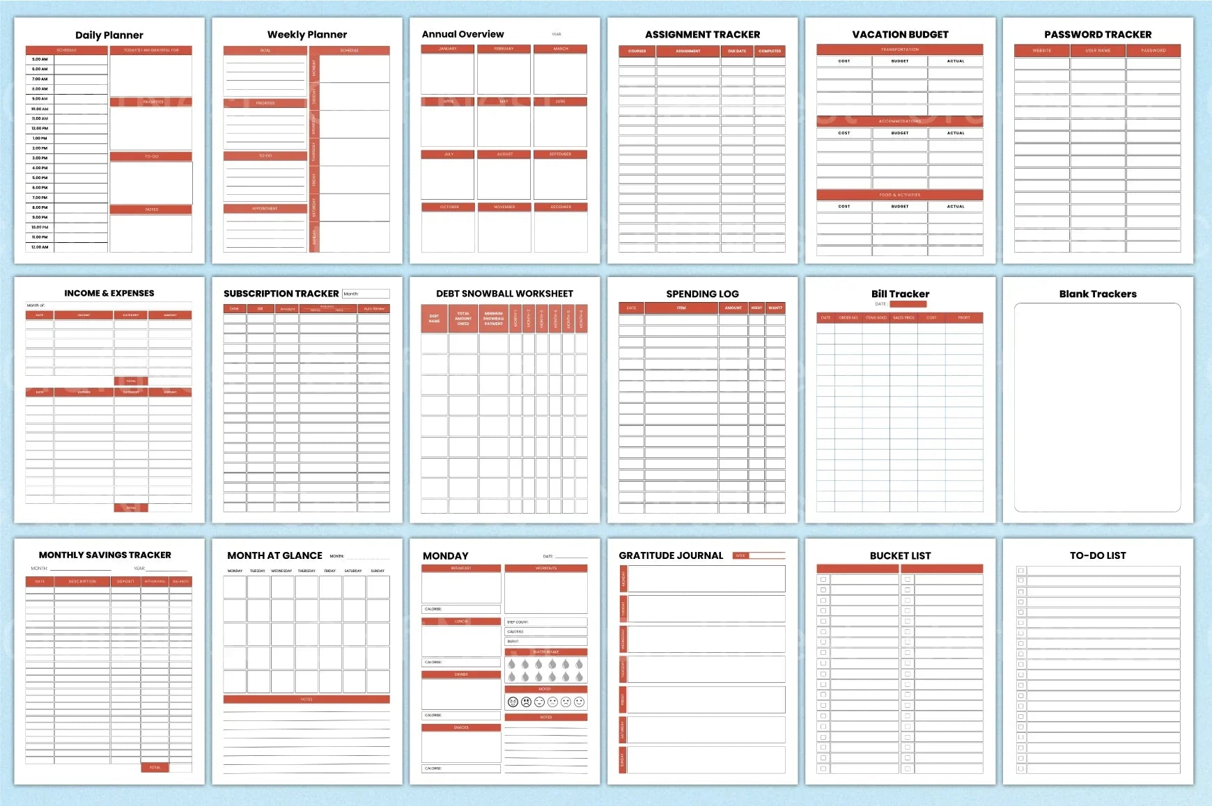 Adult ADHD Planner for Effective Organization - CraftNest - Digital Crafting and Art