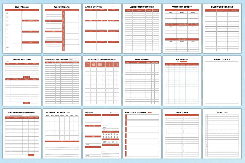 Adult ADHD Planner for Effective Organization - CraftNest - Digital Crafting and Art