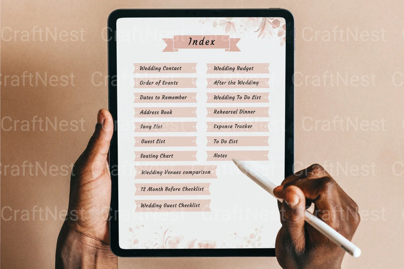 Wedding Planner Essentials Guide - CraftNest - Digital Crafting and Art