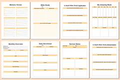 Devotional Planner for Spiritual Growth - CraftNest - Digital Crafting and Art