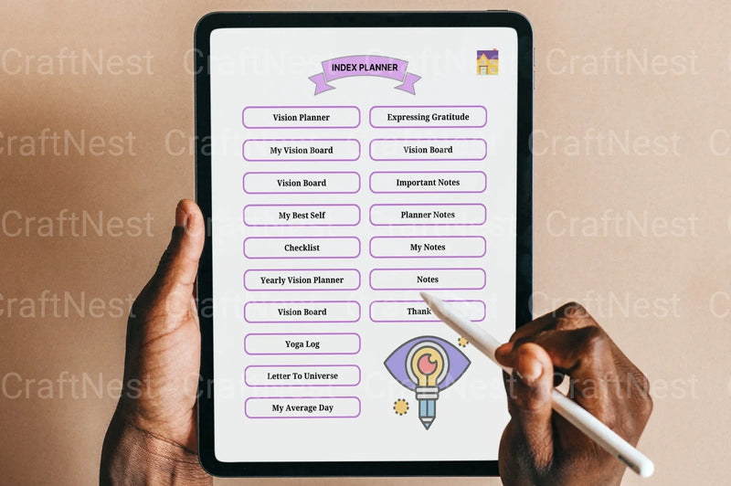 Vision Board Planner - CraftNest - Digital Crafting and Art