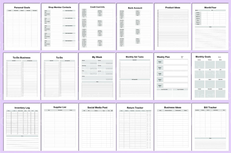 Girl Boss Planner: Empower Your Productivity - CraftNest - Digital Crafting and Art