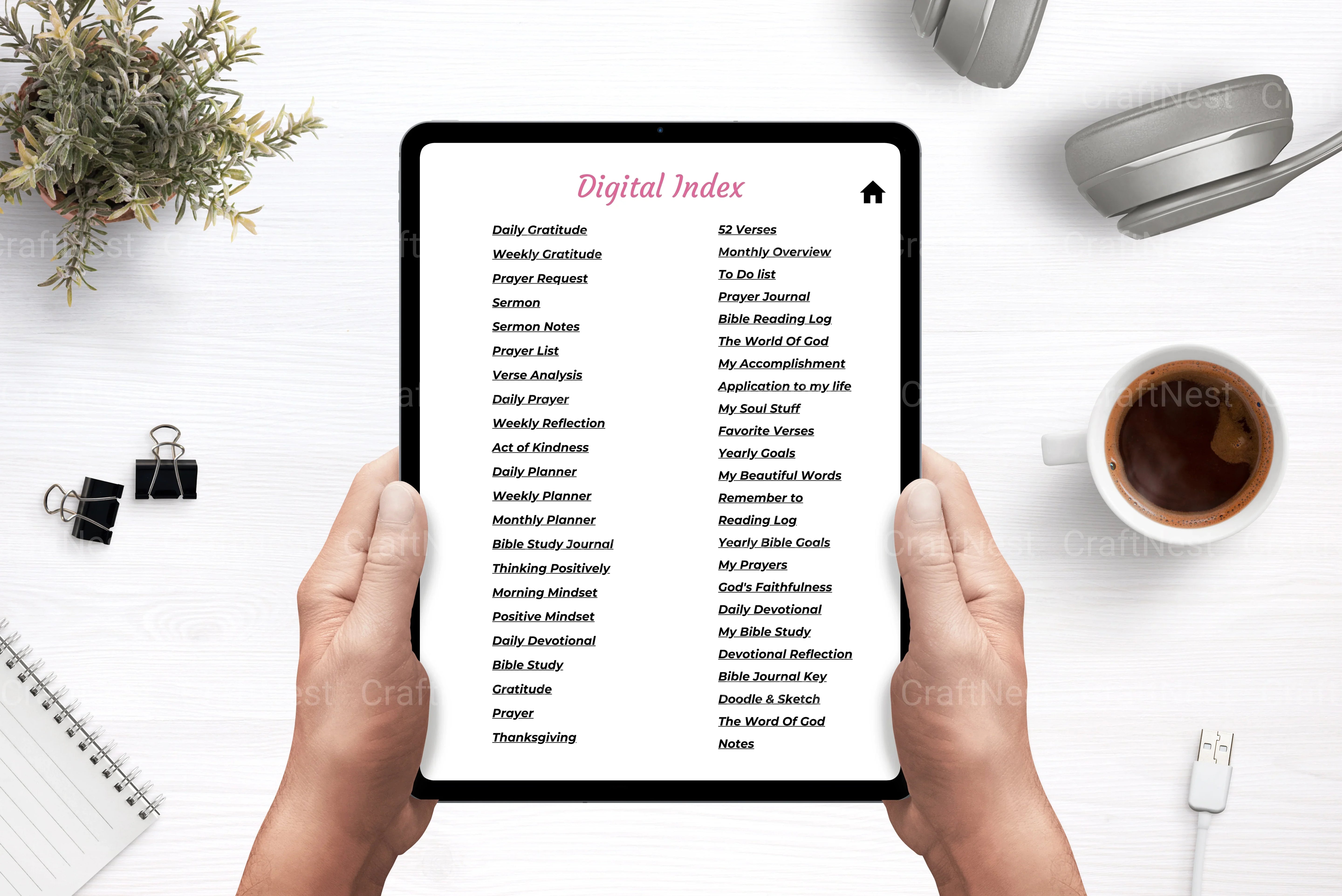 Bible Devotional Planner for Daily Inspiration - CraftNest - Digital Crafting and Art