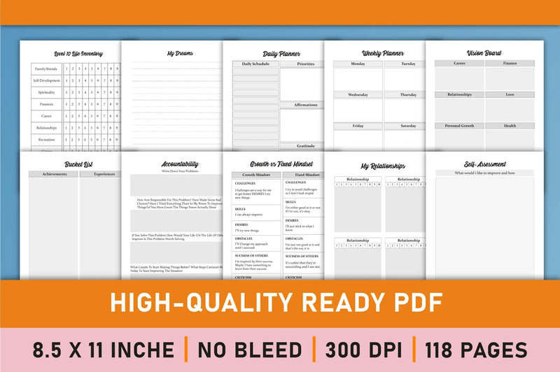 Manifestation Dream Life Planner - CraftNest - Digital Crafting and Art