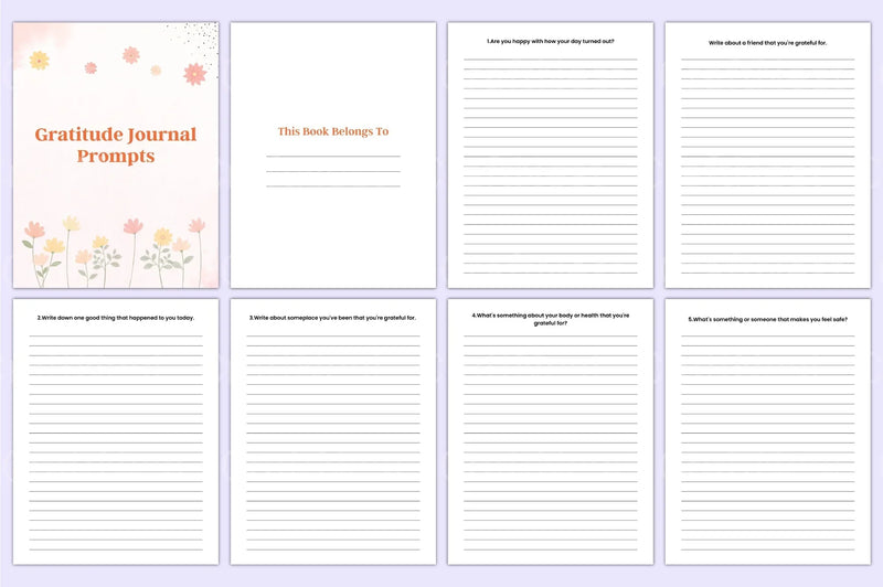 Gratitude Prompts for Daily Reflection - CraftNest - Digital Crafting and Art