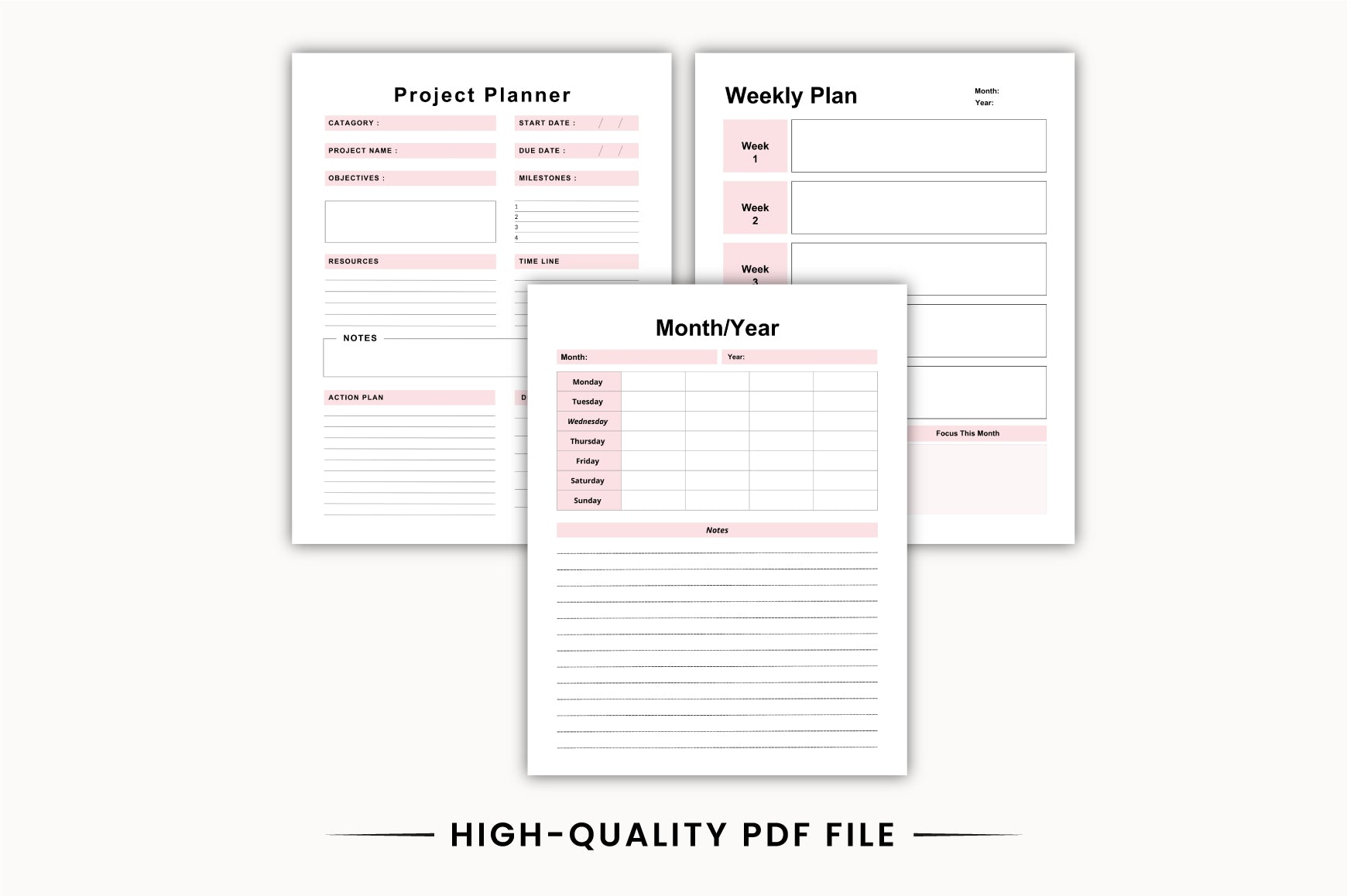 Pretty Babe Planner