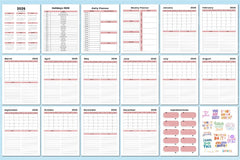 Vision Board Planner Template Canva - CraftNest - Digital Crafting and Art