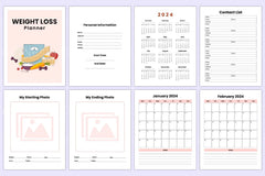 Weight Loss Planner for Effective Results - CraftNest - Digital Crafting and Art