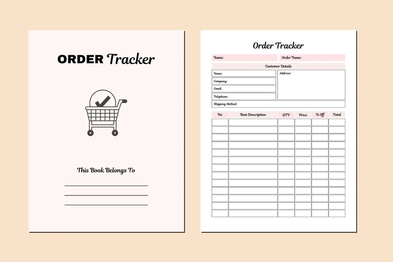 Order Tracker Planner  Bundle - CraftNest - Digital Crafting and Art