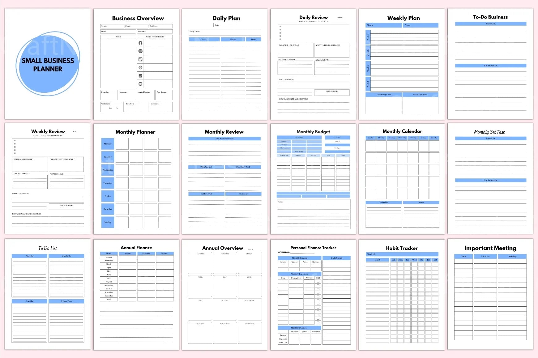 Business Planner Interior Design - CraftNest - Digital Crafting and Art