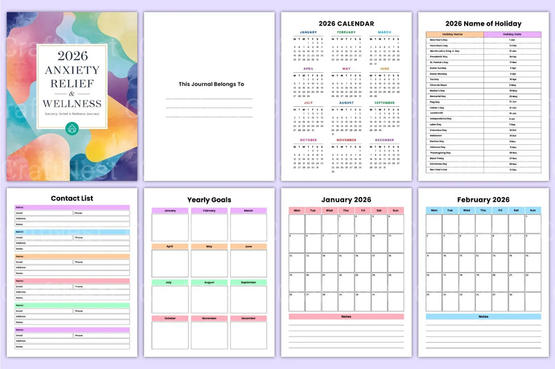Anxiety Relief Wellness Guide - CraftNest - Digital Crafting and Art