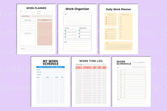 Work Planner Template - CraftNest - Digital Crafting and Art