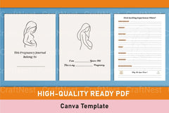 Pregnancy Journey with Canva - CraftNest - Digital Crafting and Art