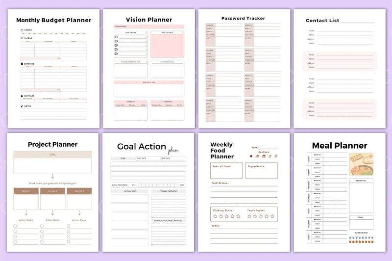 Editable Canva Template Collection - CraftNest - Digital Crafting and Art