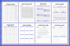Budget Financial Planner - CraftNest - Digital Crafting and Art