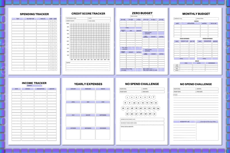 Budget Financial Planner - CraftNest - Digital Crafting and Art