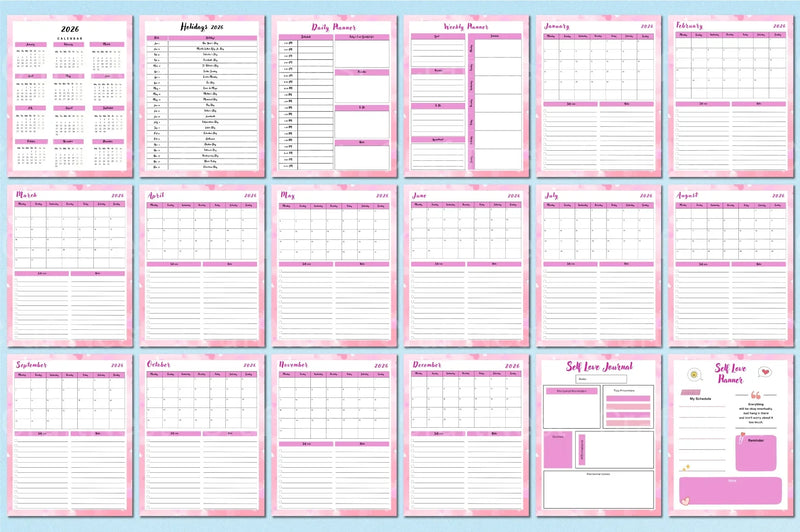 Self Love Workbook for Personal Growth - CraftNest - Digital Crafting and Art