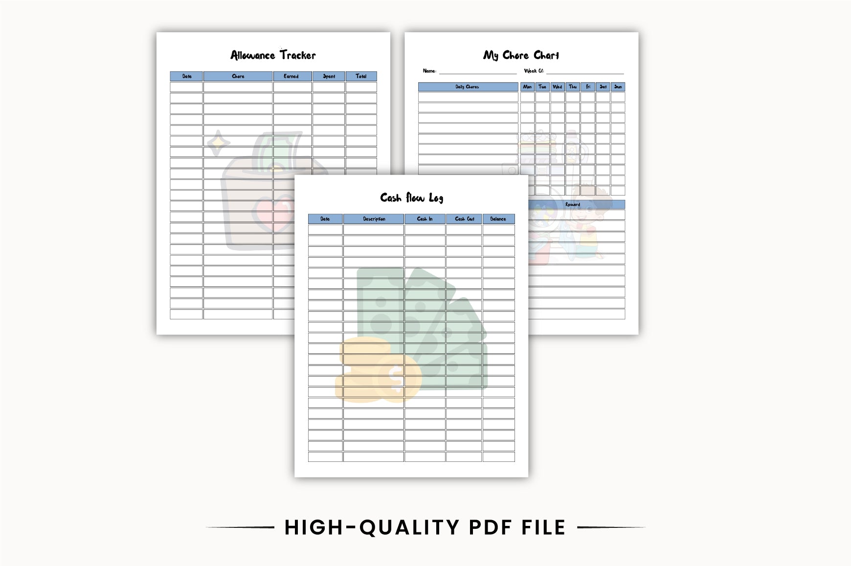 Kids Money Saving Planner