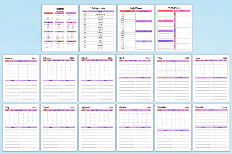 Summer Planner for Kids - CraftNest - Digital Crafting and Art