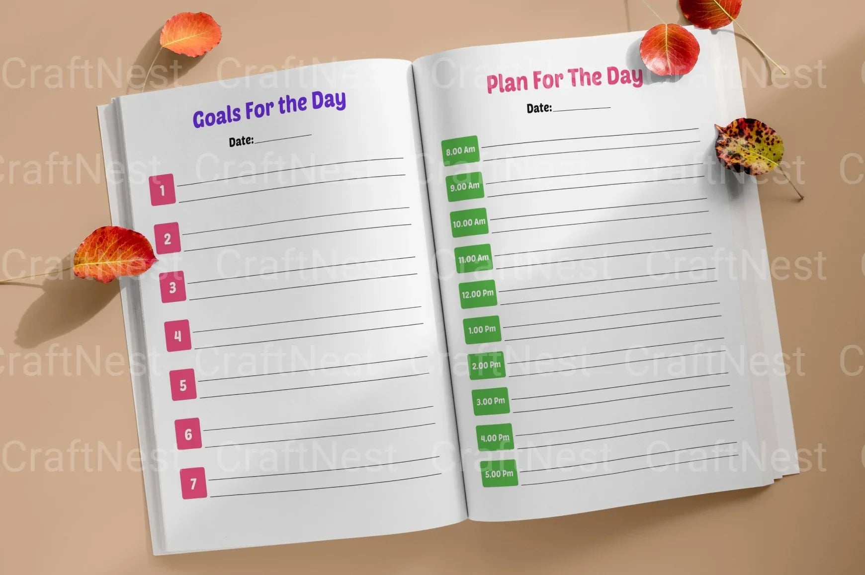 Home School Planner for Kids - CraftNest - Digital Crafting and Art