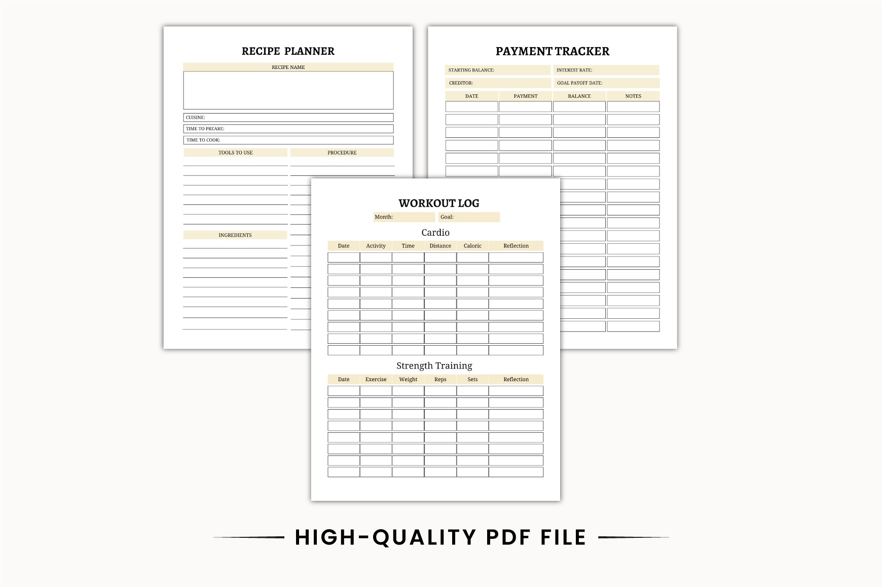ADHD Focus Life Planner