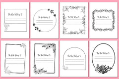 This Book Belongs To: Personalized Bookplate Design - CraftNest - Digital Crafting and Art