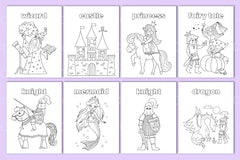 Fairy Tales Coloring Book for Kids - CraftNest - Digital Crafting and Art