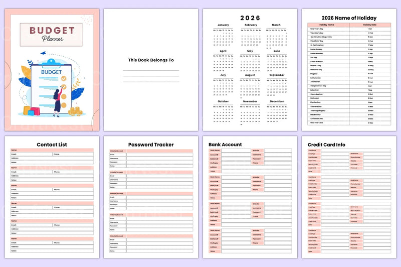 Mega Budget Planner - CraftNest - Digital Crafting and Art