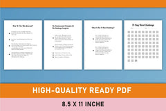 Day Hard Challenge Planner - Printable Planner - CraftNest - Digital Crafting and Art