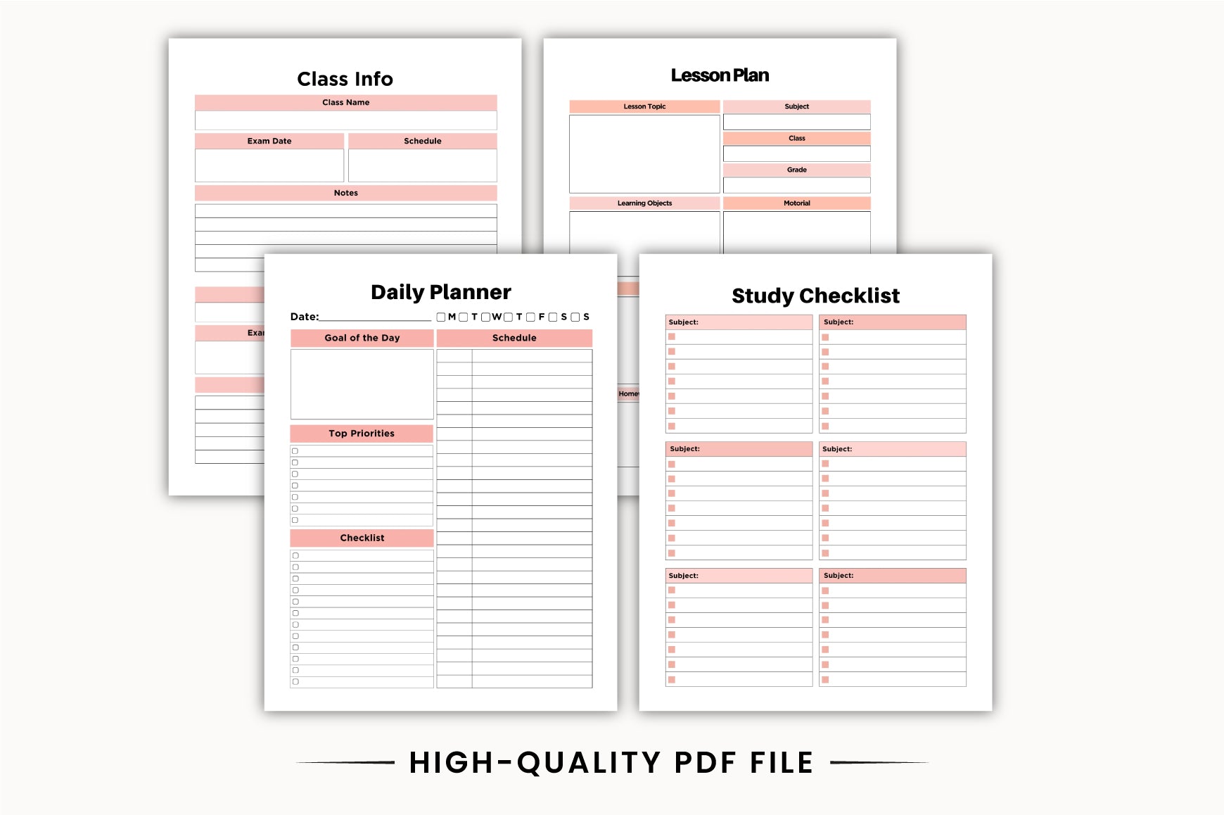 Student Study Planner for Effective Time Management