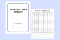 Weight Loss Tracker Planner - CraftNest - Digital Crafting and Art