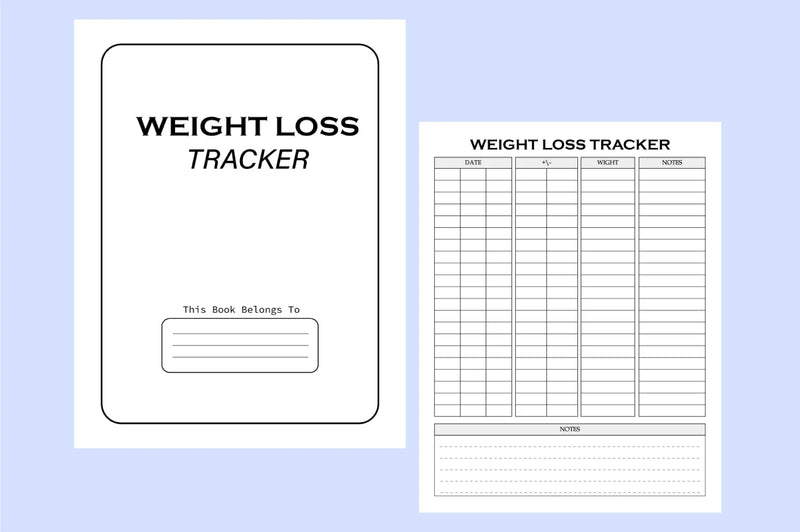 Weight Loss Tracker Planner - CraftNest - Digital Crafting and Art