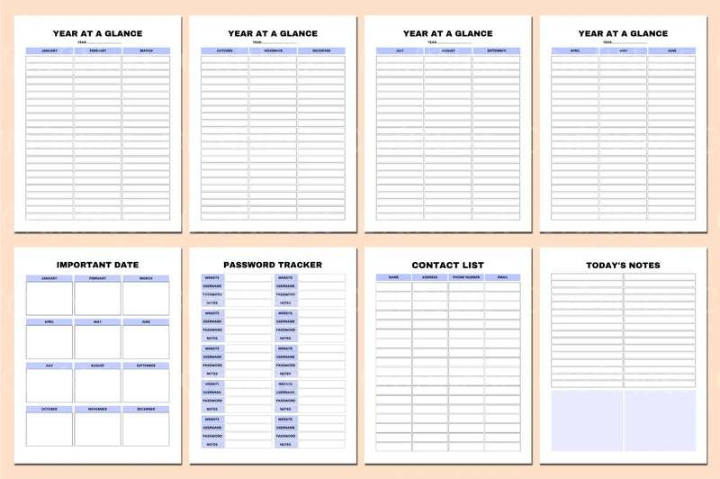 Work From Home Planner - CraftNest - Digital Crafting and Art