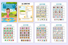 Kindergarten Pattern Workbook for Early Learning - CraftNest - Digital Crafting and Art