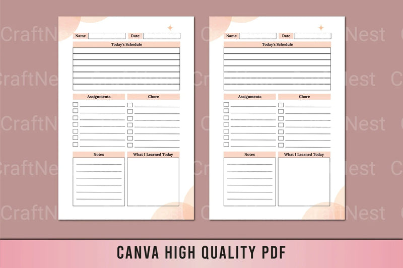 Mega Homeschool Planner - CraftNest - Digital Crafting and Art