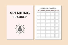 Spending Tracker Planner - CraftNest - Digital Crafting and Art