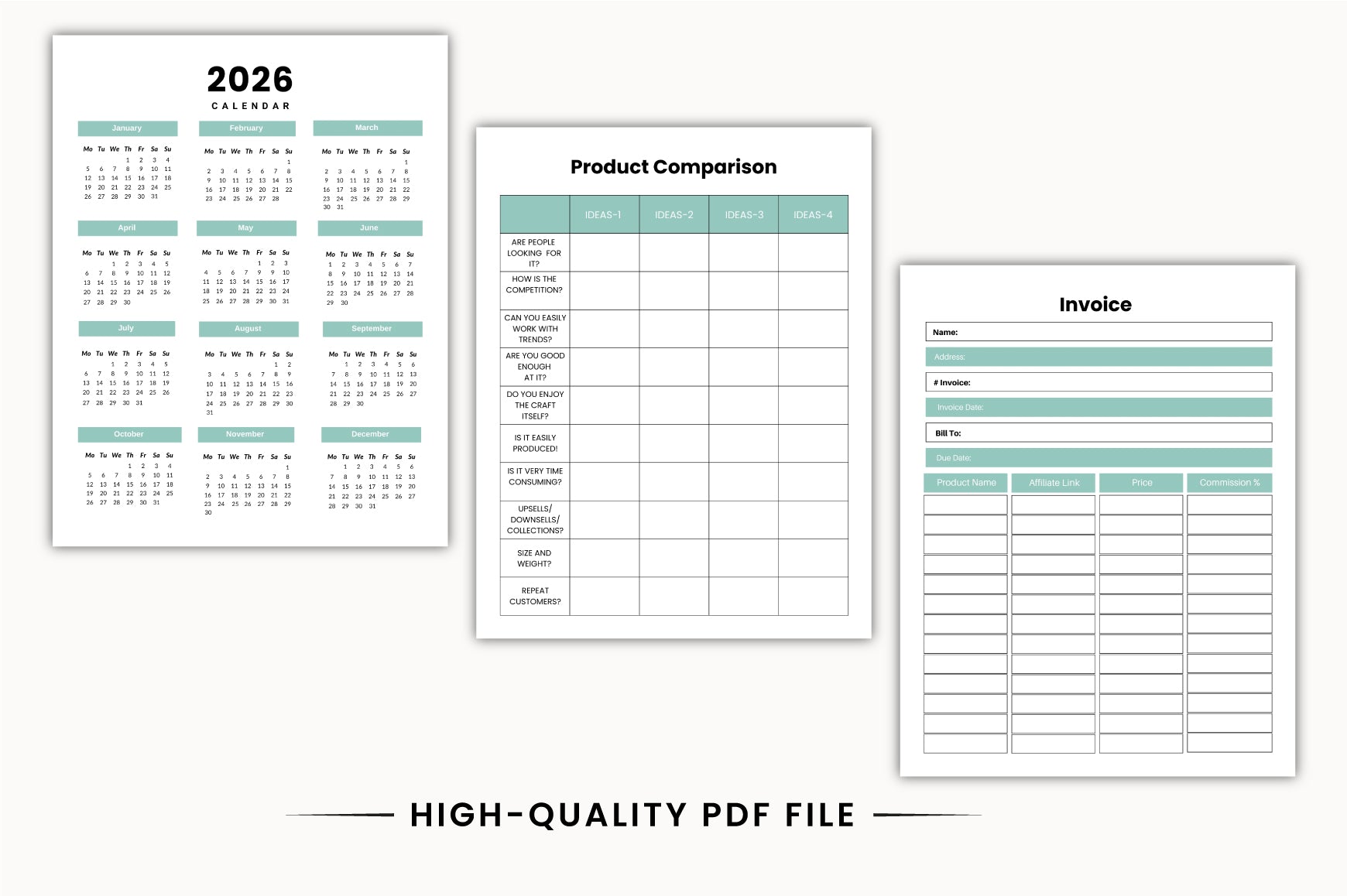 Handmade Business Planner